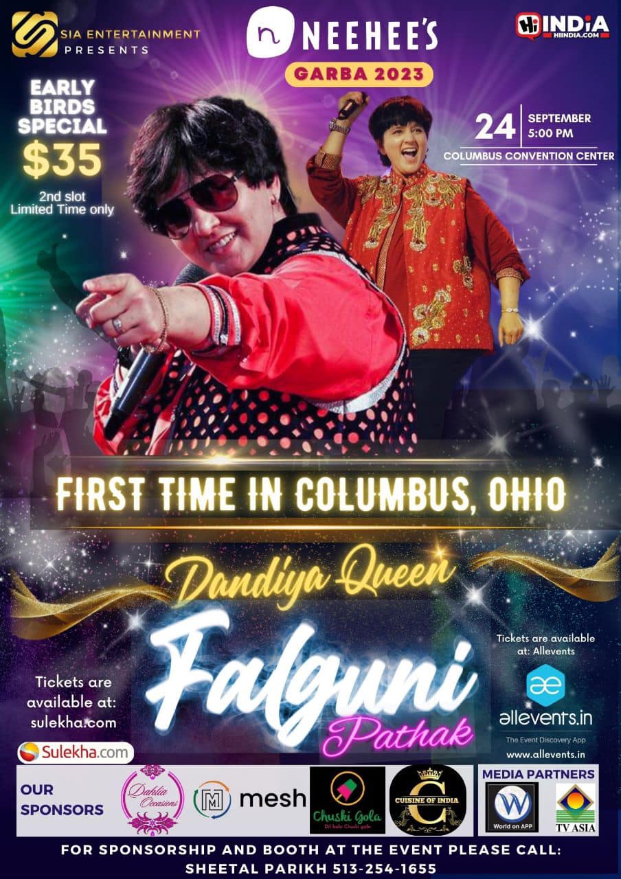 FALGUNI PATHAK -GARBA 2023 - Sia Entertainment