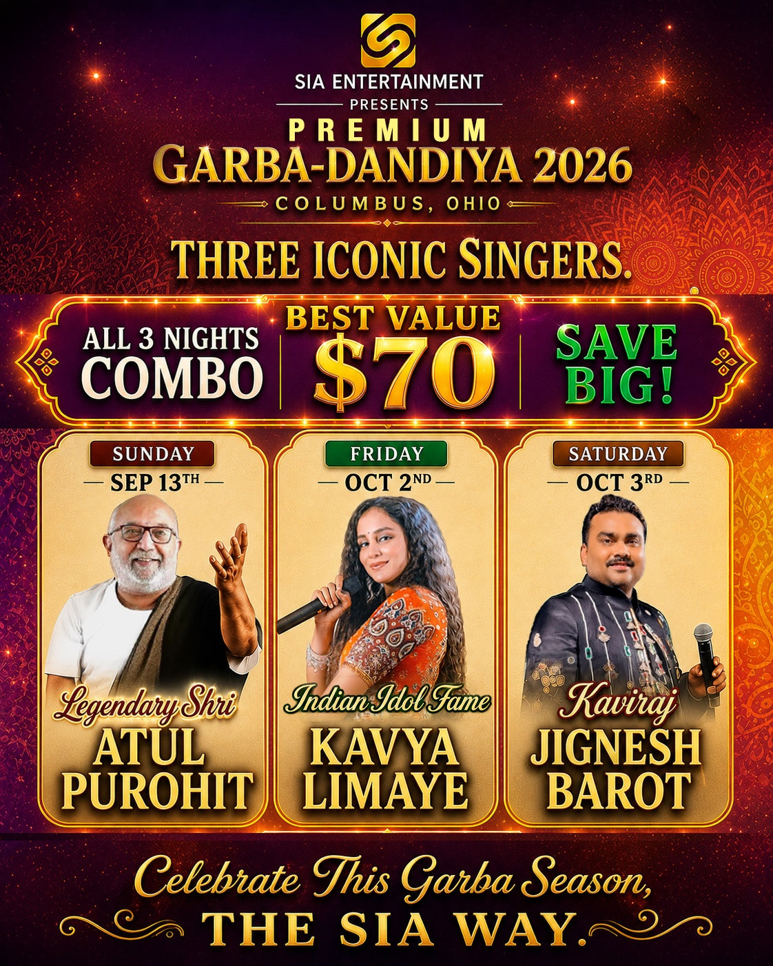 Atul Purohit Kavya Jignesh Garba 2026
