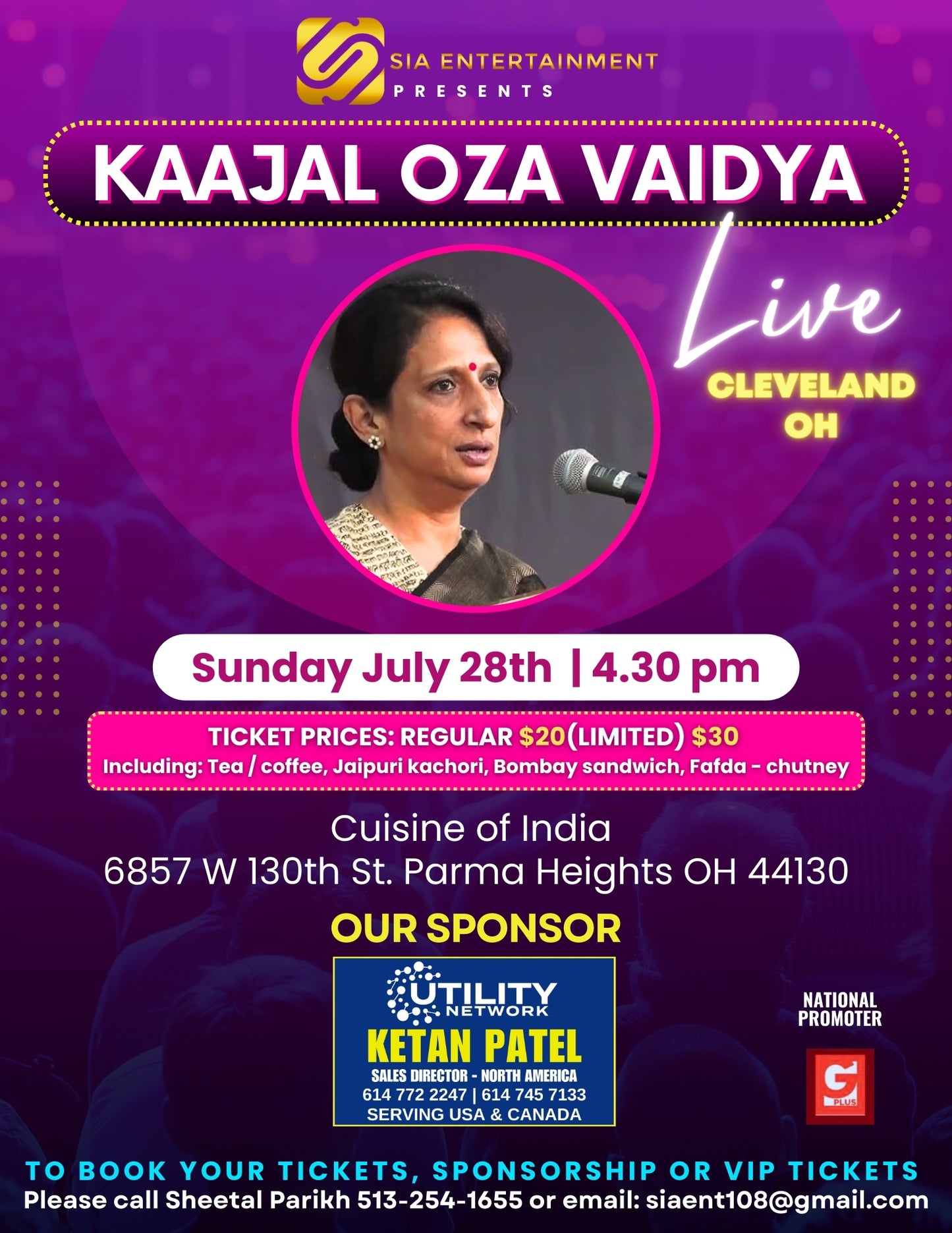 KAAJAL OZA VAIDYA - Sia Entertainment