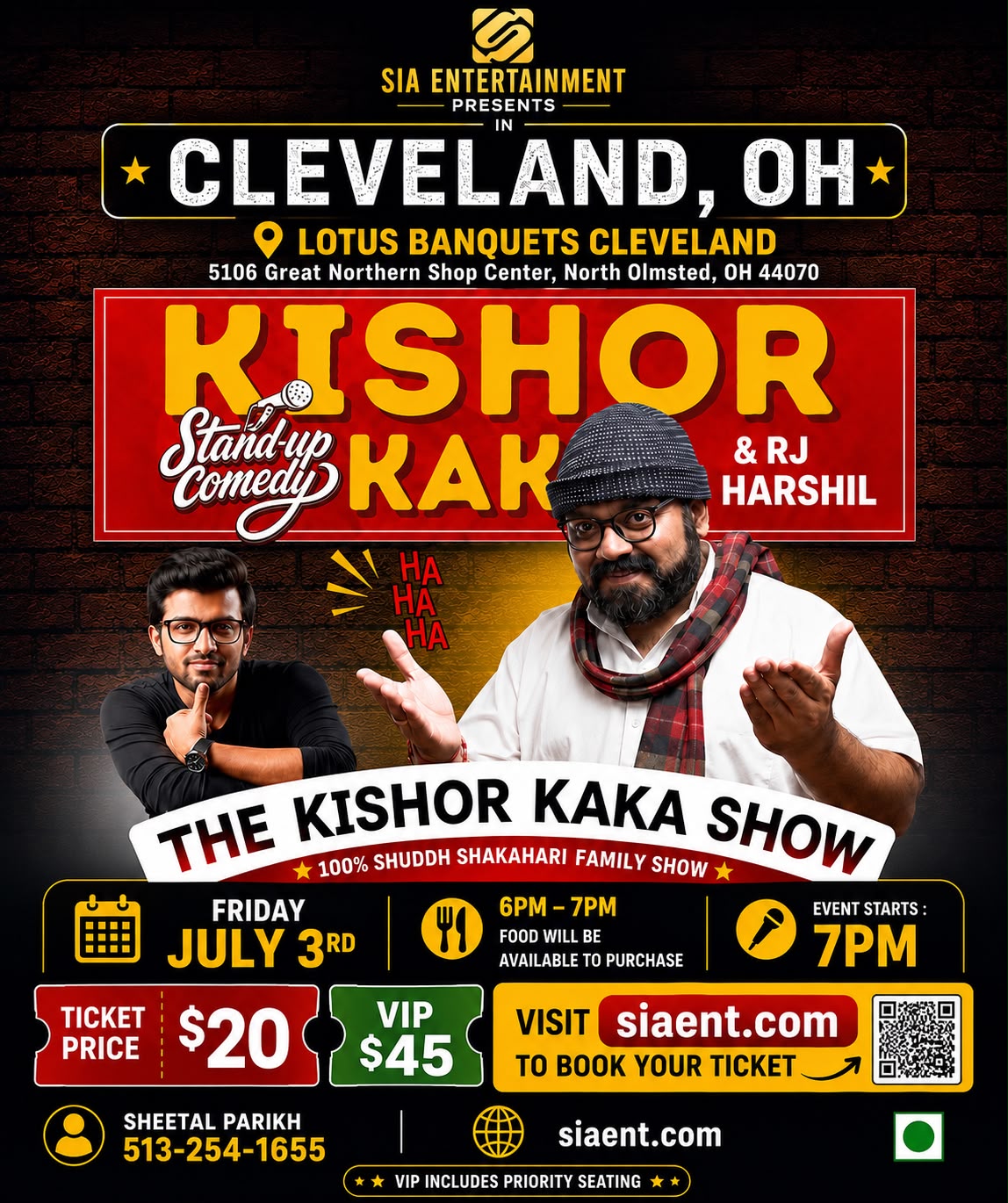 Kishor Kaka Show - Cleveland