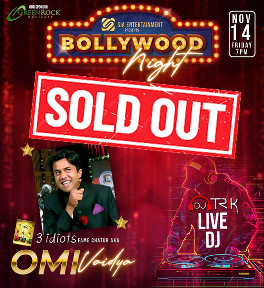 Bollywood Night with OMI Vaidya in Ohio